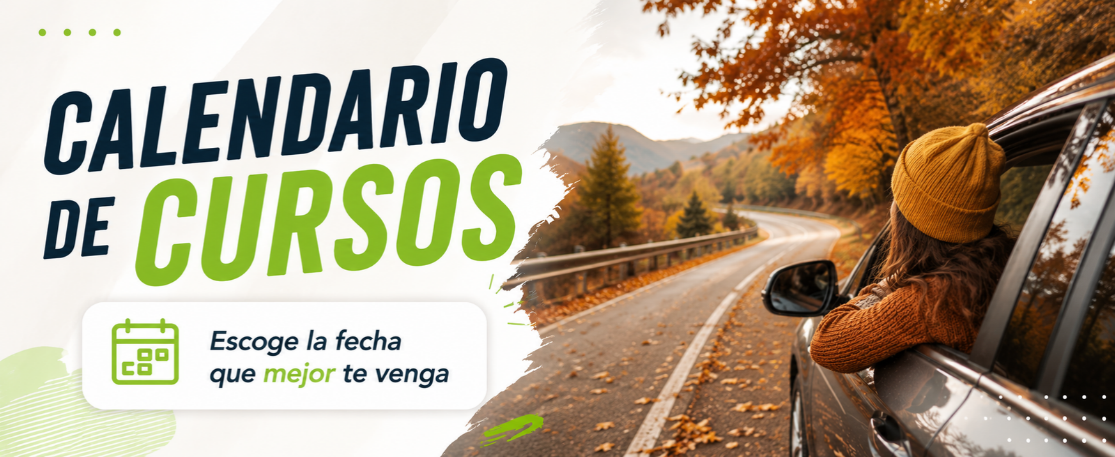 Calendario de cursos Autoescuela Mieres